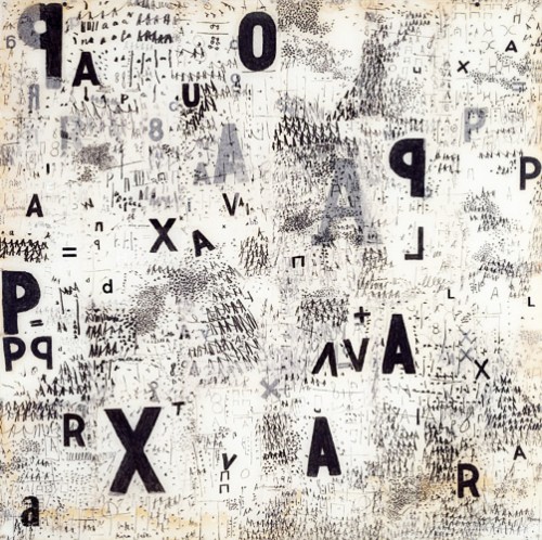 Mira Schendel :: untitled, from the series Graphic Objects :: 1967