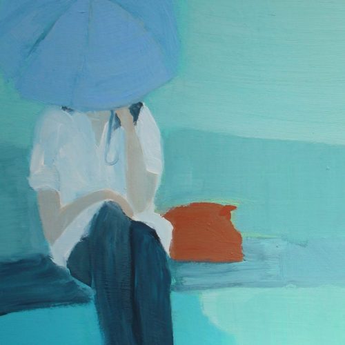 Deborah Paiva :: Menina com guarda-chuva :: 2014
